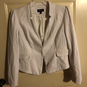 White Elle Blazer